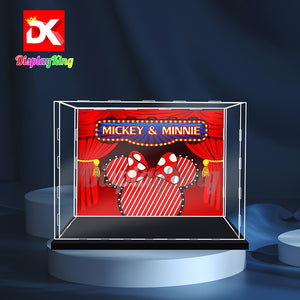 Display King - Acrylic display case for Lego Disney Mickey Mouse & Minnie Mouse Character 43179