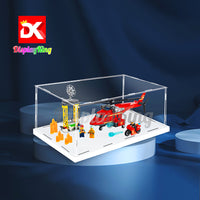 Display King - Acrylic  display case  for LEGO® Fire Rescue Helicopter 60281
