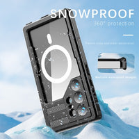 Redpepper Dot+ IP68 Waterproof Case with Magnetic Ring for Samsung Galaxy
