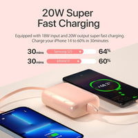 MOVE SPEED Portable Charger Mini Cute Power Bank 10000mAh 22.5W (YSPBQ10-22)
