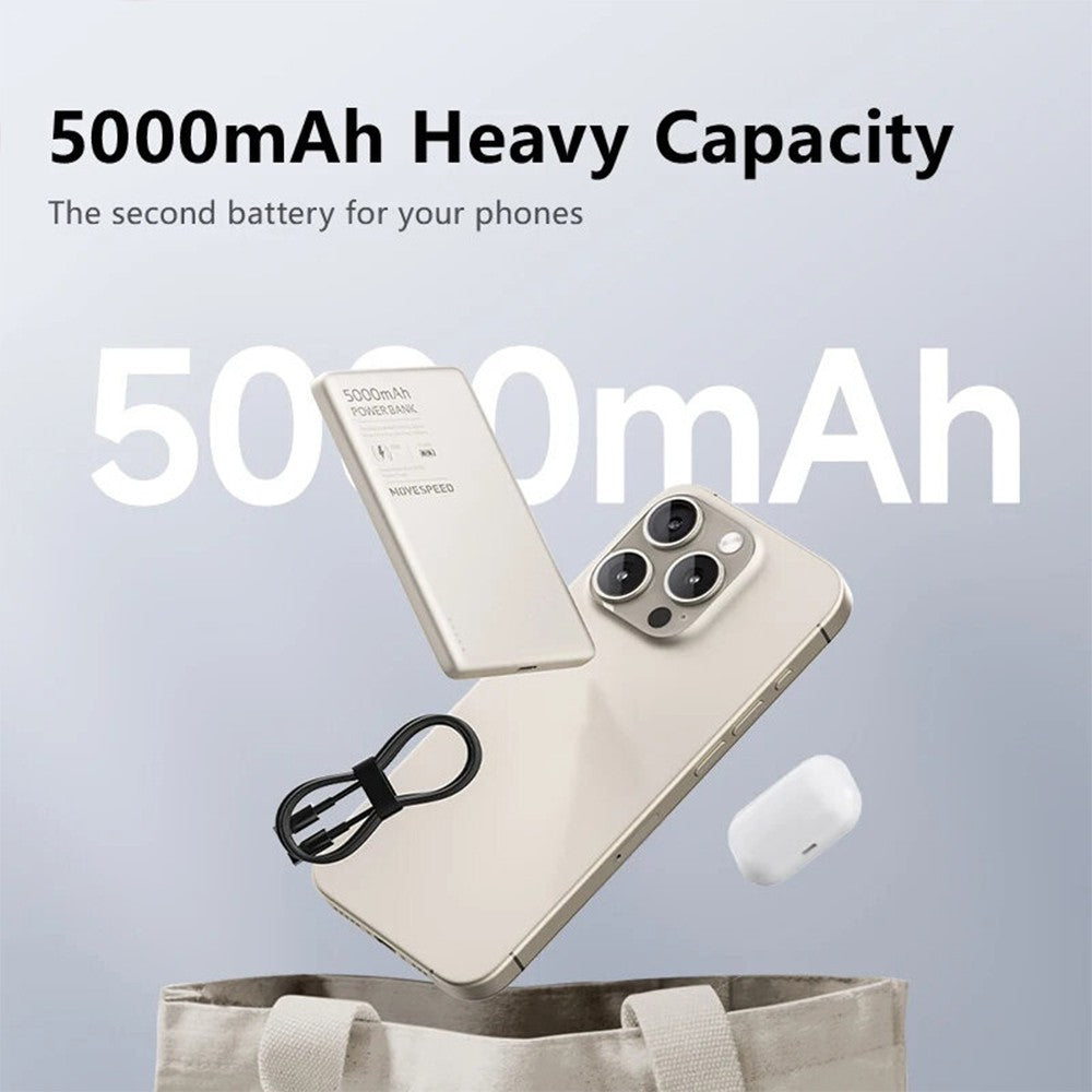 MOVE SPEED S05 Wireless Power Bank 5000mAh YSPBS053C (CCC Certified ...