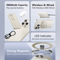 MOVE SPEED S10 Ultra-thin Titanium Magnetic Power Bank 10000mAh PD20W (YSPBS10)

