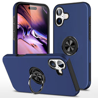 Magnetic Ring Holder Shockproof Cover Case for iPhone 16
