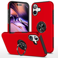 Magnetic Ring Holder Shockproof Cover Case for iPhone 16
