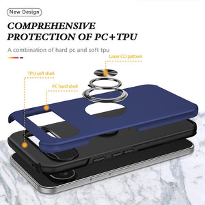 Magnetic Ring Holder Shockproof Cover Case for Google Pixel 9 / 9 Pro