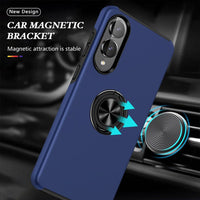 Magnetic Ring Holder Shockproof Cover Case for Samsung Galaxy S25 Edge

