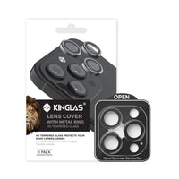 Kinglas Camera Lens Protector for iPhone 15 Pro / 15 Pro Max (Set of 3)
