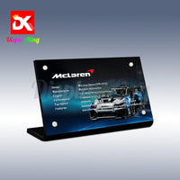 Display King - Acrylic display plaque for Lego McLaren Senna GTR 42123
