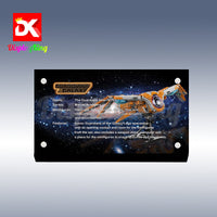 Display King - Acrylic display plaque for Lego Super Heroes The Guardians' Ship 76193
