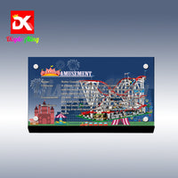 Display King - Acrylic display plaque for Lego Roller Coaster 10261
