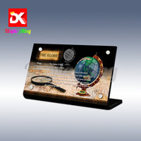 Display King - Acrylic display plaque for Lego The Globe 21332
