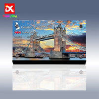 Display King - Acrylic Display plaque for LEGO Tower Bridge Play Set 10214
