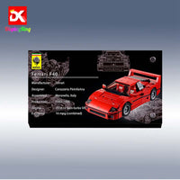 Display King - Acrylic Display plaque for Lego Ferrari F40 10248
