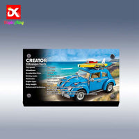 Display King - Acrylic display plaque for LEGO Volkswagen Beetle 10252
