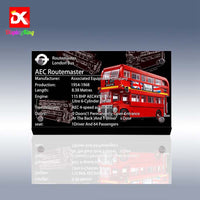 Display King - Display plaque for LEGO London Bus 10258
