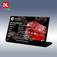 Display King - Display plaque for LEGO London Bus 10258
