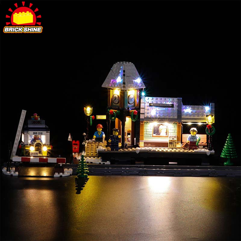 Brick Shine Light Kit for LEGO® Winter Village Station 10259