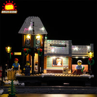 Brick Shine Light Kit for LEGO® Winter Village Station 10259