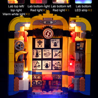 Brick Shine Light Kit for LEGO® Minions and their Lair 75551