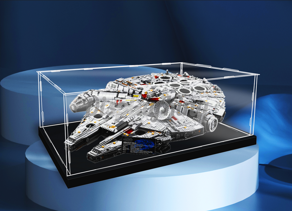 Lego millennium falcon discount 75192 acrylic stand