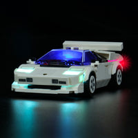 Brick Shine  GC Light Kit for LEGO® Speed Champions Lamborghini Countach 76908
