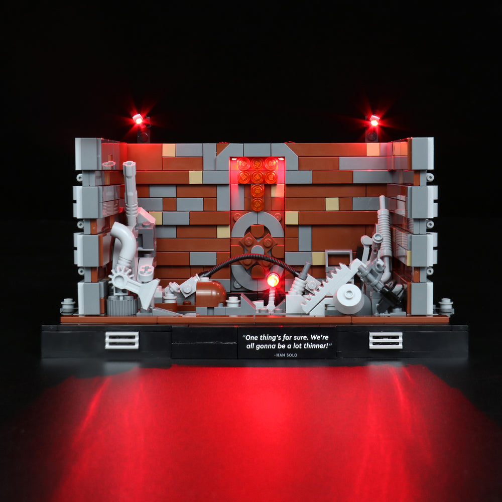 Brick Shine -  Light Kit for LEGO® Death Star Trash Compactor Diorama 75339