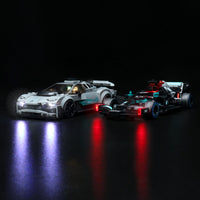 Brick Shine - GC Light kit for LEGO® Speed Champions Mercedes AMG 76909
