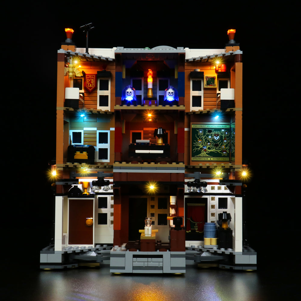 Brick Shine -  Light Kit for LEGO® 12 Grimmauld Place 76408