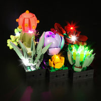 Brick Shine -  Light Kit for LEGO® Succulents 10309
