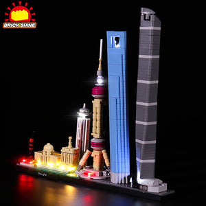 Brick Shine Light Kit for LEGO® Architecture Shanghai 21039
