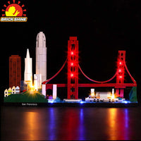 Brick Shine Light Kit  for LEGO® Architecture San Francisco 21043
