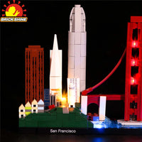 Brick Shine Light Kit  for LEGO® Architecture San Francisco 21043
