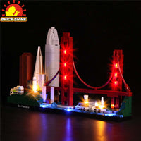 Brick Shine Light Kit  for LEGO® Architecture San Francisco 21043
