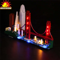 Brick Shine Light Kit  for LEGO® Architecture San Francisco 21043
