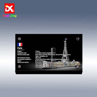 Display King - Display plaque for LEGO Paris 21044
