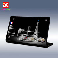 Display King - Display plaque for LEGO Paris 21044
