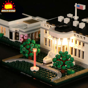 Brick Shine Light Kit for LEGO® The White House 21054