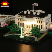 Brick Shine Light Kit for LEGO® The White House 21054
