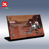 Display King - Display plaque for LEGO NASA Mars Science Laboratory Curiosity Rover 21104
