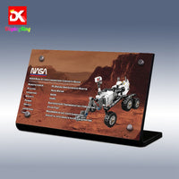 Display King - Display plaque for LEGO NASA Mars Science Laboratory Curiosity Rover 21104
