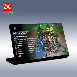 Display King - Display plaque for LEGO The First Adventure 21169