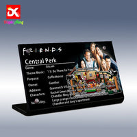 Display King - Display plaque for LEGO Central Perk 21319
