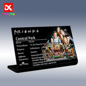 Display King - Display plaque for LEGO Central Perk 21319