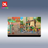 Display King - Display plaque for LEGO Ideas 123 Sesame Street 21324
