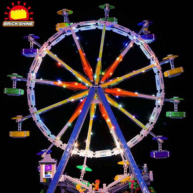 Lego ferris best sale wheel lights