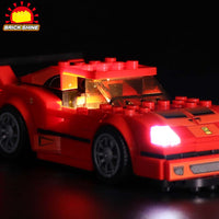 Brick Shine Light Kit for  LEGO® Ferrari F40 Competizione 75890
