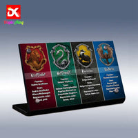 Display King - Display plaque for LEGO Harry Potter™ Hogwarts™ Crests 31201
