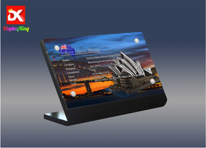 Display King - Acrylic display plaque for Lego® Sydney Opera House 10234