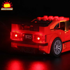 Brick Shine Light Kit for  LEGO® Ferrari F40 Competizione 75890