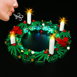 Brick Shine GC Light Kit for LEGO® Christmas Wreath 2-in-1 40426